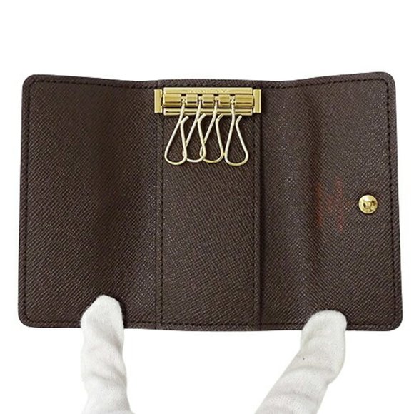Louis Vuitton Damier Key Case for Women and Men, Multicle 4 N62631, Brown, Co... - Picture 4 of 7